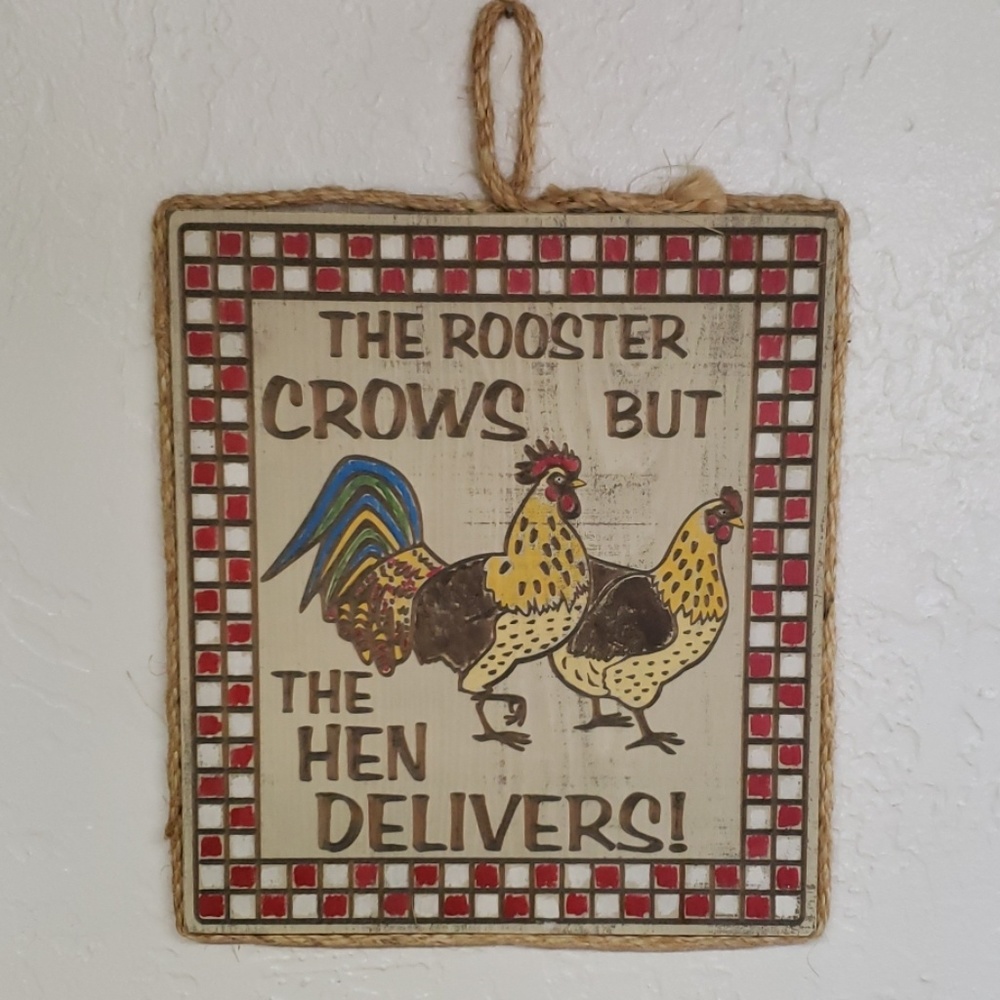 Chicken Rooster Hen Kitchen Decor